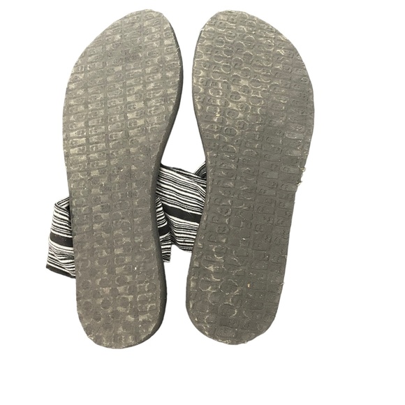 Sanuuk 9‎ Black Gray Sandals - Picture 6 of 6